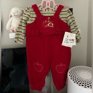 NWT Vintage JcPenny Apple Fall Romper